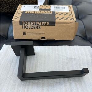 Black Toilet Paper Holder